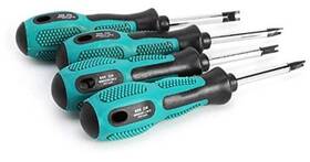 Xmhf 637673810614 4 Pcs 8cm Long Nonslip Handle Magnetic Spanner Head Screwdriver Set