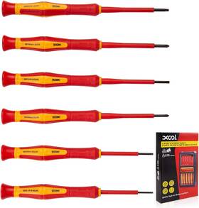 Xl0178  Xool 6pcs 1000v Insulated Precision Electrician Screwdrivers Set Slotted And Ph
