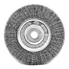 Xth005 Toolman Heavy Duty Crimped Wire Bench Wheel Brush 826656000726