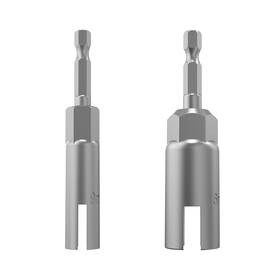 Xzuhye 609755138367 2 Pack Size 9mm 16mm 1/4 Inch Hex Shank Nut Driver Power Wing Drill Bit Soc