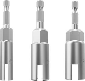 Yairmis 313051469420 3 Pack 1/4 Inch Hex Shank Power Wing Nut Driver Set Slot Nuts Drill Bit Socket