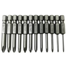 Ydlqwcz 192389848042 Phillips Cross Screwdriver Bits 12pcs 1/4 Hex Shank Magnetic Scre