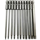 Ydlqwcz Long Torx Security Head Screwdriver Drill Set 1/4 Inch Hex Shank T6 T7 T