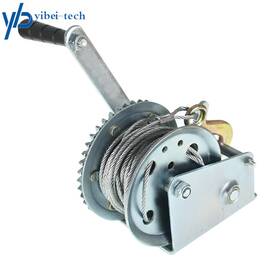 Yi125090 Yibei-tech Hand Winch Crank Gear Heavy Duty Up To 1200 Lbs For Trailer Boat Or Atv