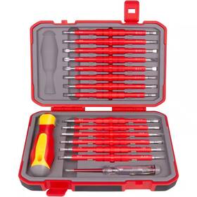 Yichuhaoxi 313024917927 1000v Insulated 4-5 Inch Shank 29 Bit Red Electrician Screwdriver Set Magnetic Erg