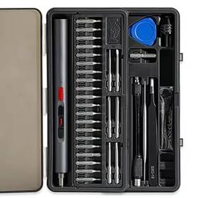 Yichuhaoxi 313036466406 Precision Electric Screwdriver Set 4.06 Inch Shank 3 Gear Torque 3led Light Magne