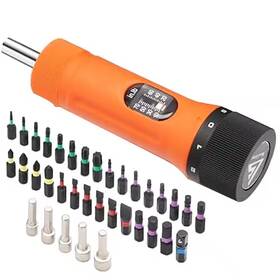Yichuhaoxi 445007737758 36-piece Torque Screwdriver Wrench Set 1/4 Inch Shank 29 S2 Bits 5-drive Socket