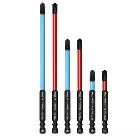 Yichuhaoxi 445038121182 Lattook 1/4 Inch Shank 6 Bit Red And Blue Insulated Screwdriver Set For Elect