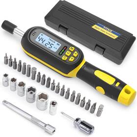 Y0033 Yiyeie 32pcs Digital Torque Screwdriver 2.66-53.1 In-lbs/0.3-6 Nm Inch Pound S
