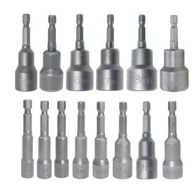 Yongxuan 795310057041 Hexagon Handle Magnetic Nut Driver Power Screw Drill Bits Socket Wrench Tools Se