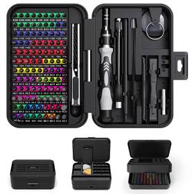 Yoysun 794969175106 Mini Precision Screwdriver Set With Color-coded Identification 132 In 1 Micr