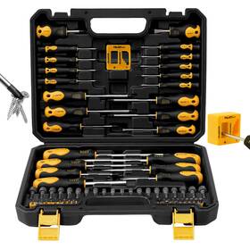 Ys9013 Ysjoytool 86-piece Magnetic Screwdriver Set Cr-v Steel Includes Sturdy Toolbox