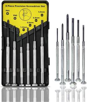 Pyf001 Yuanfa Nseztz 6pcs Mini Screwdriver Set Small Professional Repair Tool Kit With 6 Diff