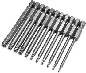 Yuqafqe-007 Yuqafqe 313095881882 11-piece Magnetic S2 Steel Torx Screwdriver Set Security Bit With 1/4 Inch Yuqafqe-007 Yuqafqe 313095881882 11-piece Magnetic S2 Steel Torx Screwdriver Set Security Bit With 1/4 Inch