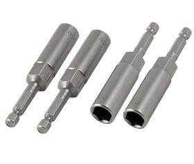 Yxq 709016617461 10mm Hex Magnetic Power Socket 80mm Length Adapter Drill Bit Nut Driver Set 1