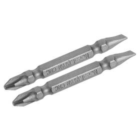 Zaplyte 041814011394 2pcs 1/4inch Hex Shank 65mm Length Magnetic Screwdriver Sl6/ph2 Slotted-phillips