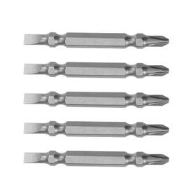 Zaplyte 617662835460 5 Pcs Ph2/sl5 Magnetic Double Ended Screwdriver Bits 1/4 Inch Hex Shank
