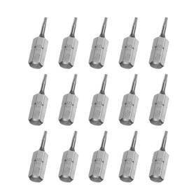 Zaplyte 619668401595 25pcs 1/4 Inch T6 Torx Screwdriver Bits For Electric Screwdrivers 25mm Length