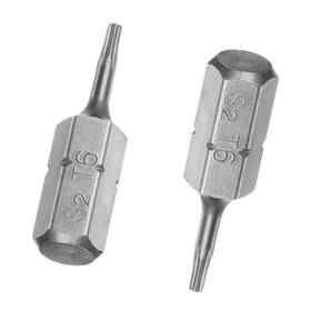 Steelt6 Zaplyte 619668402080 1/4 Inch Torx Screwdriver Bits 25mm Length S2 Alloy Screw Driver Bit 25pcs