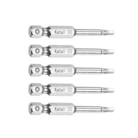Zaplyte 619668402318 5pcs 2 Inch Length S2 Alloy Steel Square Screwdriver Bit 1/4 S1 Zaplyte 619668402318 5pcs 2 Inch Length S2 Alloy Steel Square Screwdriver Bit 1/4 S1
