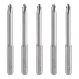 Zaplyte 619668440891 5pcs Ph1 Magnetic Phillips Screwdriver Bit 5/32 Inch Hex Shank 45mm Length S2 Steel