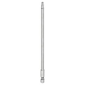 Zaplyte 639664011383 T25 Security Torx Bit 1/4 Inch Hex Shank 6 Long Tamper Resistant Star Bits