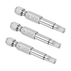 Zaplyte 639664303228 3pack 1/4 Inch Hex Shank 5/32 Magnetic Screwdriver Bit S2 Steel 2 Length