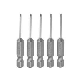 Ph00 Zaplyte 639664303433 5pack 50mm 1/4 Inch Hex Shank 1.6mm Magnetic Phillips Head Screwdriver Bit S2