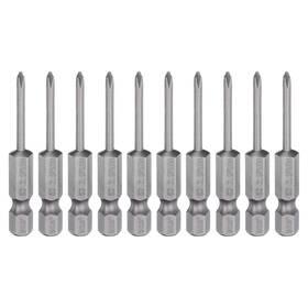 Ph00 Zaplyte 639664820145 10pcs Magnetic Phillips Screwdriver Bit 1/4 Inch Hex Shank 50mm Long 2.5mm Rod