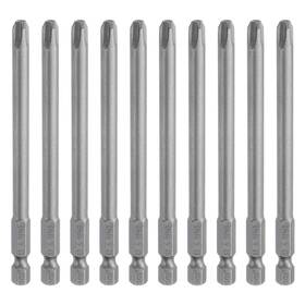 Zaplyte 639664822675 10pcs Magnetic Phillips Screwdriver Bit Ph3 1/4 Inch Hex Shank 100mm Long 6mm Rod