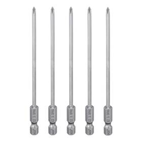 Zaplyte 639664822798 5pcs Magnetic Phillips Screwdriver Bit Ph0 1/4 Inch Hex Shank 110mm Long 3mm Rod
