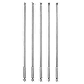 Zaplyte 639664823832 5pcs Magnetic Phillips Screwdriver Bit Ph2 1/4 Inch Hex Shank 250mm Long 6mm Rod