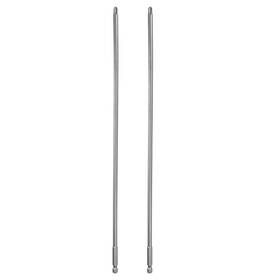 Zaplyte 639664823887 2pcs Magnetic Phillips Screwdriver Bit Ph3 1/4 Inch Hex Shank 370mm Long 6mm Rod