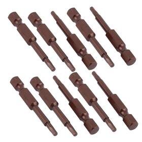 Zaplyte 641832648420 1/4 Inch Hex Shank 2.5mmx50mm Hexagon Tip Magnetic Screwdriver Bits 10pcs