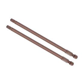 Zaplyte 655692511404 2pcs T30 Magnetic Torx Screwdriver Bit 6 Inch Long Magnet Point Tamper Proof