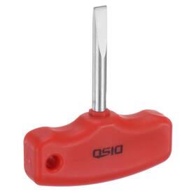 Zaplyte 656417754212 Sl6 T-handle Tip Slotted Screwdriver Magnetic Flat Head Cr-v Screwdrivers Red
