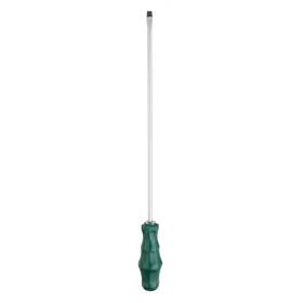 Zaplyte 656417768417 Sl6 Flat Head Screwdriver 15.7 Inch Magnetic Slotted Screwdrivers Cr-v Green