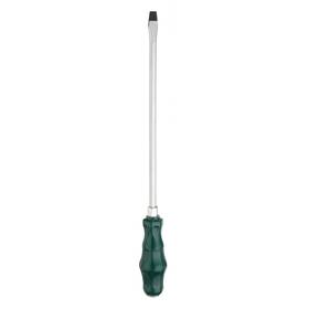 Zaplyte 656417769209 Sl8 Flat Head Screwdriver 9.8 Inch Magnetic Demolition Slotted Cr-v Green