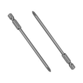 Zaplyte 672668640807 10pcs 100mm 1/4 Inch Hex Shank 4mm Ph1 Magnetic Phillips Head Screwdriver Bit S2
