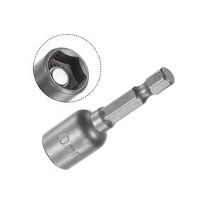 Zaplyte 672668679340 5 Pcs 10mm Magnetic Nut Setter Drill Bits 1/4 Inch Quick-change Driver Bit Zaplyte 672668679340 5 Pcs 10mm Magnetic Nut Setter Drill Bits 1/4 Inch Quick-change Driver Bit