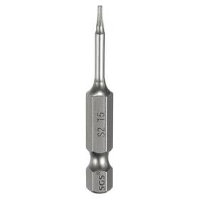Zaplyte 678202382158 T5 Torx Head Screwdriver Bit 1/4 Inch Hex Shank 2 Long Magnetic No Hole Tip
