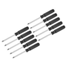 Zaplyte 745065192320 5.0mm Mini Slotted Screwdriver With Black Handle For Small Appliances 10pcs