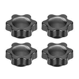 Zaplyte 784958362068 Clamping Handle Screw Knobs Star Knob M5 X 7mm Female Thread 4pcs