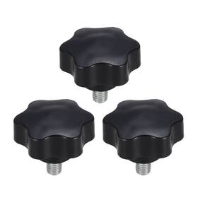 Zaplyte 784958437094 Clamping Screw Knob 47mm Dia Plum Hex Shaped Grips M10 X 16mm Thread 3pcs Zaplyte 784958437094 Clamping Screw Knob 47mm Dia Plum Hex Shaped Grips M10 X 16mm Thread 3pcs