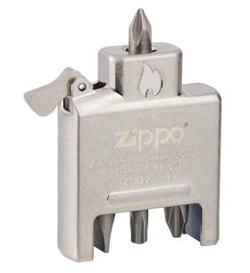 65701 Zippo Bit Safe Screwdriver Insert One Size Silver