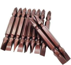 Zlyy 721821158472 10pcs 2.5 Inch 65mm Length Magnetic 6.0mm Ph2 Phillips Slotted Red