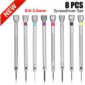 717151 Zyghjort 8 Pcs Professional Watch Screwdriver Set Micro Precision 0.6-1mm 717151 Zyghjort 8 Pcs Professional Watch Screwdriver Set Micro Precision 0.6-1mm