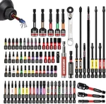 82PC Impact Screwdriver Bits Set Phillips Square Torx Hex Kit. Fixed Price $48.02.