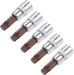 Uxcell 5PCS 1/4" Drive T40 Torx Socket, S2 Steel Cr-v Sockets. Fixed Price $15.99.