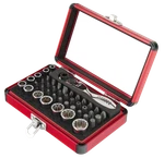 Sunex 9732 44PC 1/4" Drive Mini Bit And Socket Set With Duo Ratchet. Fixed Price $56.85.